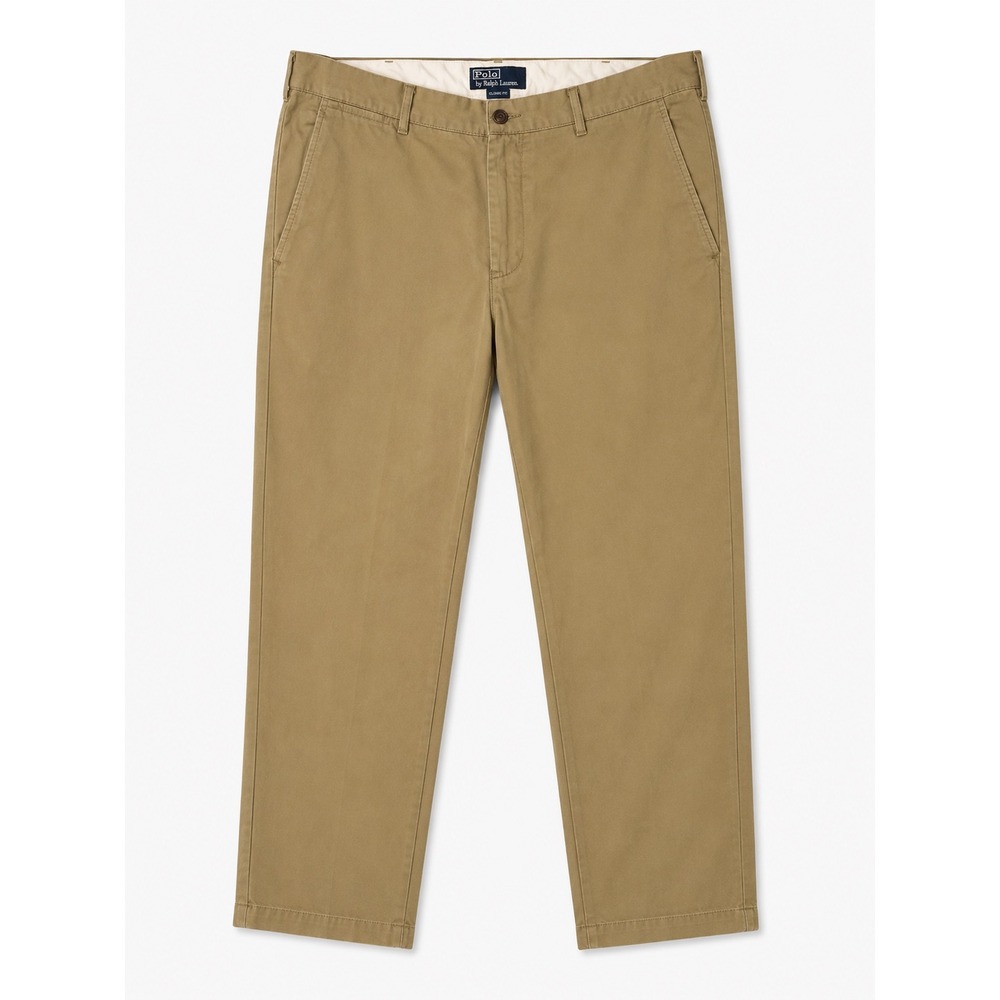 Vtg Polo Ralph Lauren Mens Classic Fit Chino Pants Khaki Tan 100% Cotton 38/30